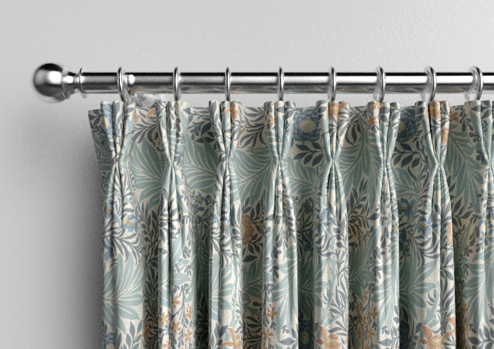 William Morris At Home Larkspur, Woad - Made to Measure Curtains - Image 11